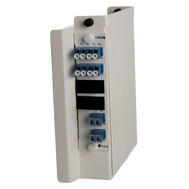 Veggboks DIN, 4 kanals CWDM, SM, 1271-1331, LC/APC