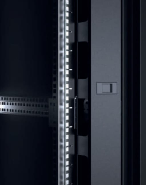 Kabelføringsguide 22He, sort metall