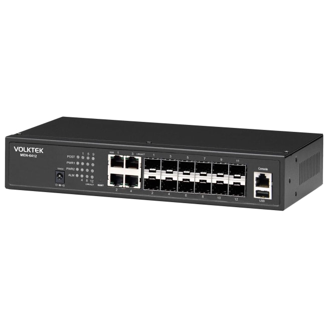 4 x 10/100/1000Base-T/SFP, 4x100/1000 SFP, 4xGbE SFP, L2 Mng
