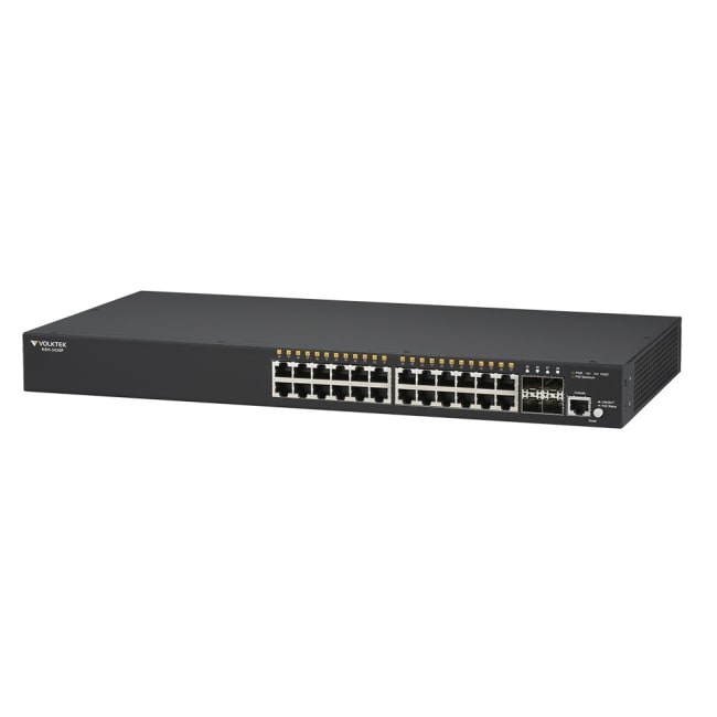 24 x 10/100/1000 + 4xSFP, PoE+, L2 Managed