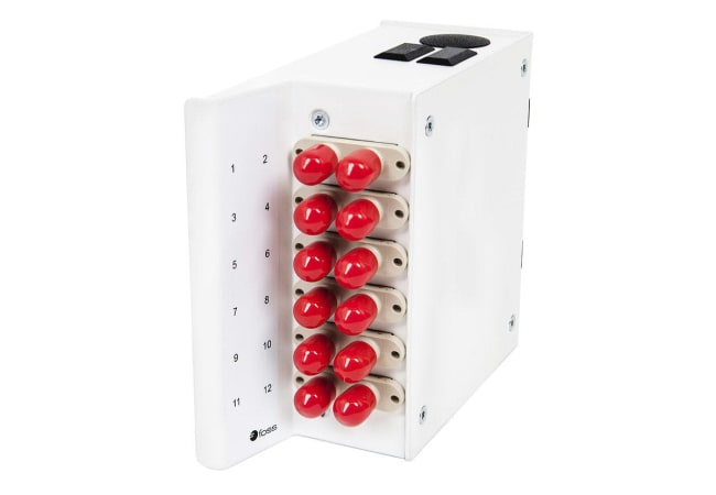 Veggboks DIN MINI, ST, fiberhaler, OM2