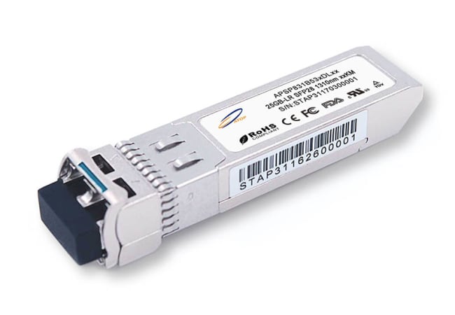 SFP28, 25 Gbit/s Ethernet, SM, 10 km, -40/+85 °C