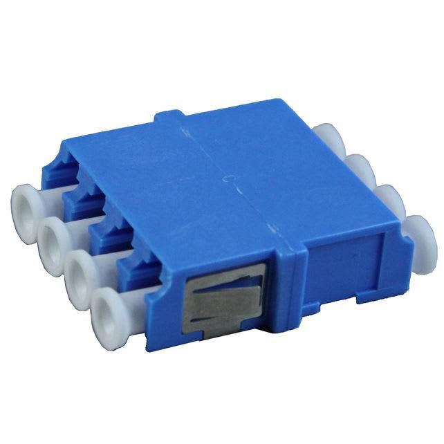 Adapter, LC/PC Quad, FL, blå