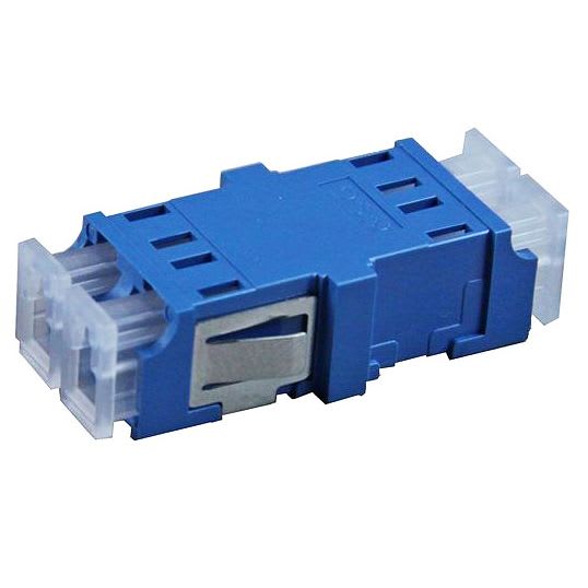 Adapter, LC/PC DPX, FL, blå