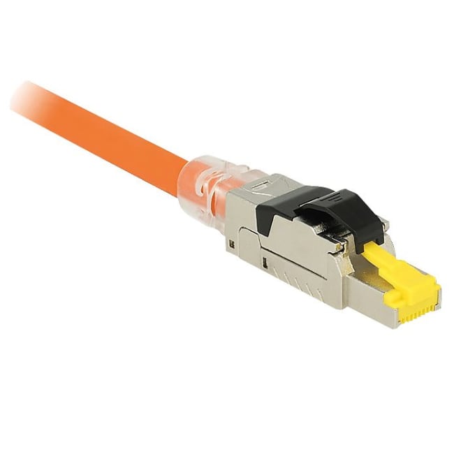 Feltplugg Rett STD RJ45 Cat6A skjermet