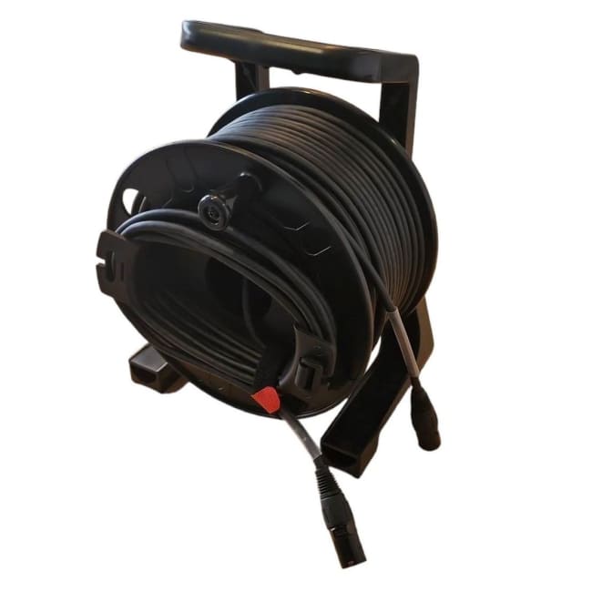 Feltkabel Cat7 S/FTP Trommel 90m, AWG 23, sort