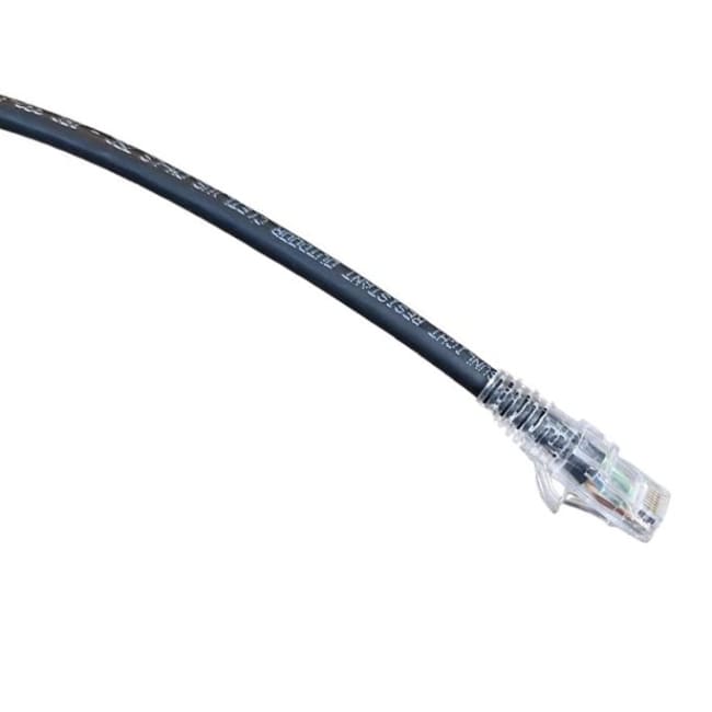 Snor Cat6 U/UTP Sort, utendørs SYS