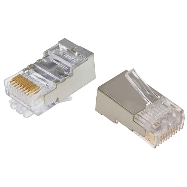 MOD.PLG 8P CAT5 STP 4,8-5,6 mm, RUND Strand/Solid