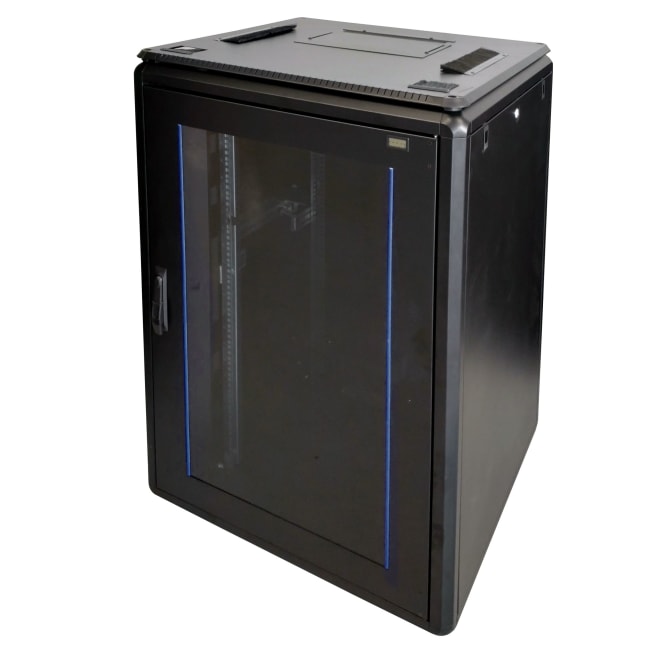 Skap 22HE B80xD80xH110  22U Svart