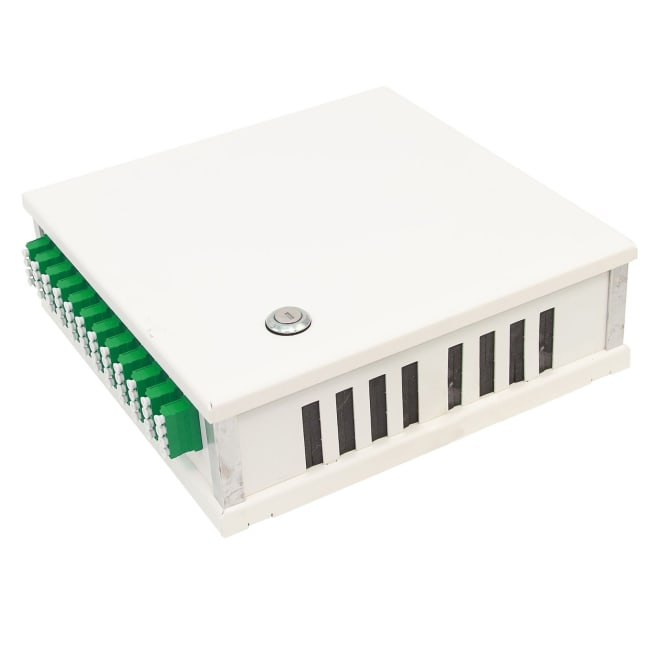 Veggboks Flexi 12, LC/APC, Fiberhaler, 9/OS2