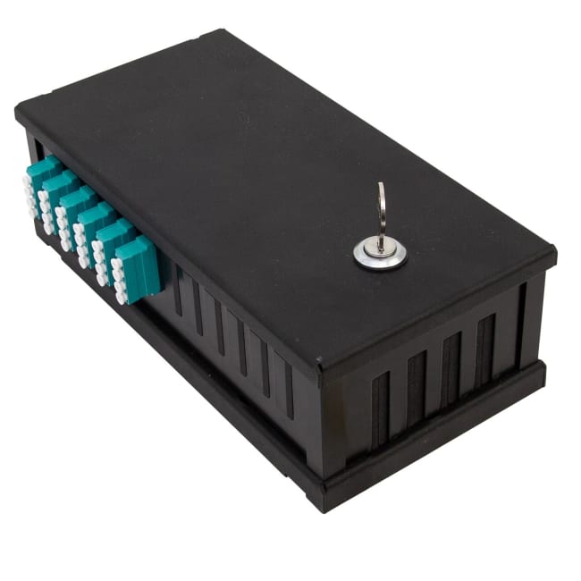 Veggboks Flexi 11 svart, LC, Adapter, 50/OM3