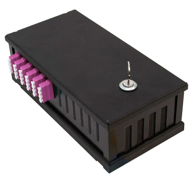 Veggboks Flexi 11 svart, LC, Adapter, 50/OM4