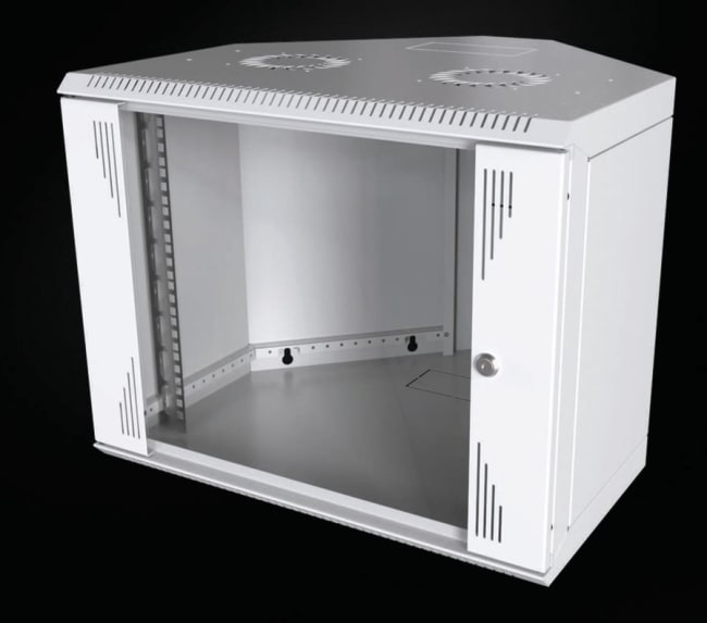 Veggskap hjørne 19 12He Glassdør B57xD60xH59