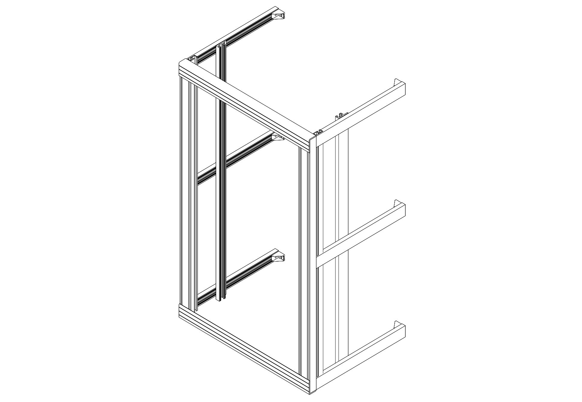 Fs Fiber Rackmount Open Frame wall mounted Fiber optic Server Rack 19
