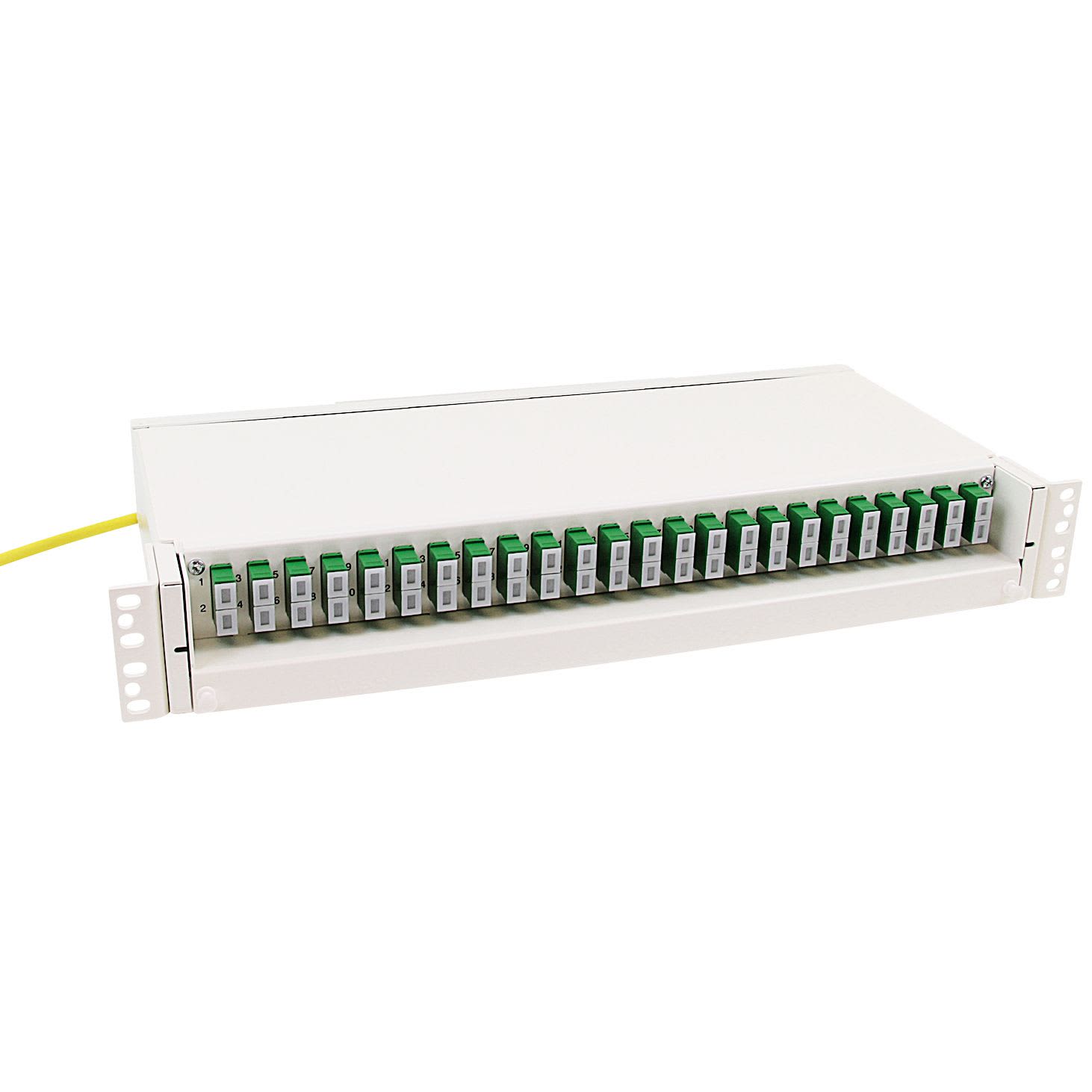 Vocus Fiber Rack Panel FP75 PRO, 48 SC/APC, 9/OS2, QXXI, 30 m Foss Fiber Optics AS