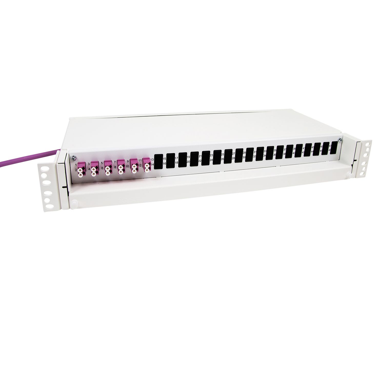 Panel FP75 PRO, 12 LC, 50/OM4, AXAI Foss Fiber Optics AS