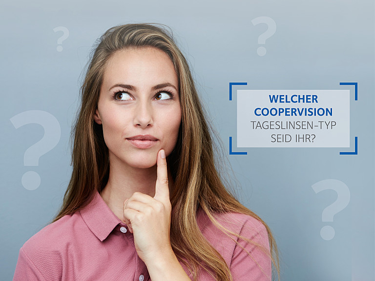 Welcher CooperVision® Tageslinsen-Typ seid ihr?