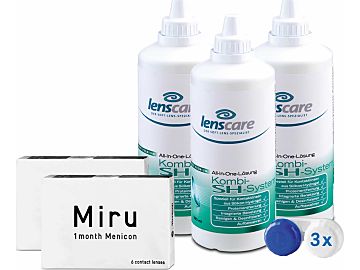 Miru 1month Kombi-SH 3er Set, BC 8,3 von Menicon