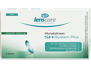SH-System Plus TORIC Monatslinsen 6er Box von Lenscare