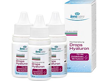 Drops Hyaluron 3er Set von Lenscare