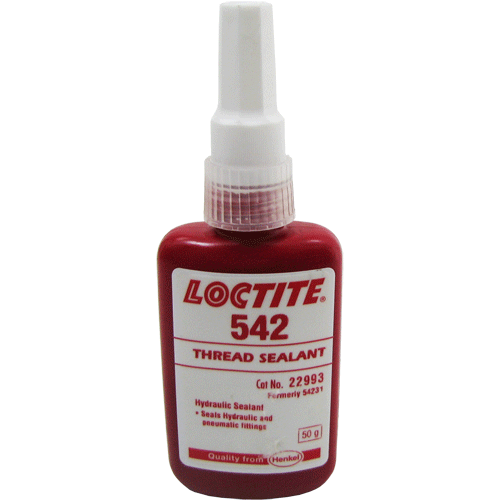 LO THREAD SEALANT 50G MED 542 (12) FOR HYDRAULIC PIPES Max Arcus