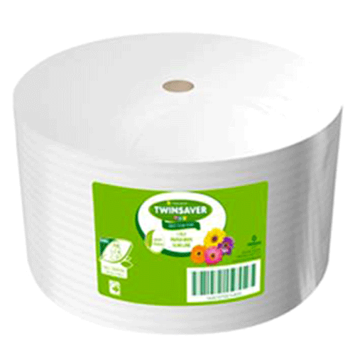 PAPER ROLL GARAGE 160MMX1500M TWINSAVER SOLD PER ROLL 1 PLY