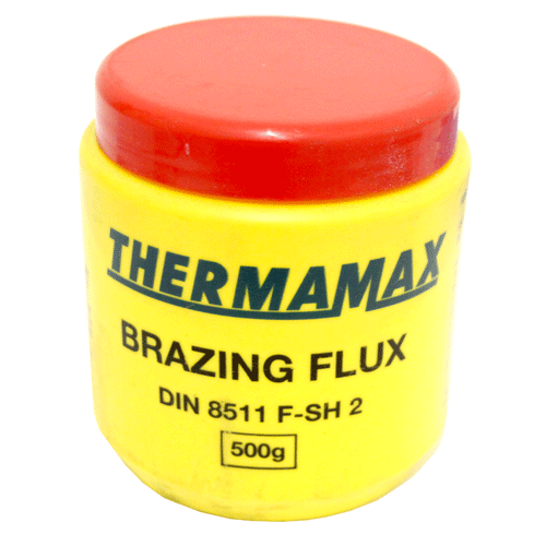 WELD FLUX BRAZING 500GM TIN USED FOR BRAZING RODS Fowkes Bros