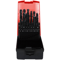 DRILL SET 25PC 1-13 CO5% SOM - 5% COBALT (NDX) - PLASTIC BOX (GOLD