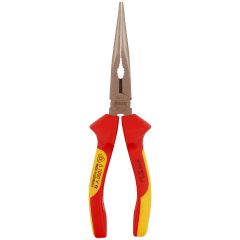 PLIER SIDE CUTTER 200MM VDE GED - RED/YELLOW HANDLE | Fowkes Bros
