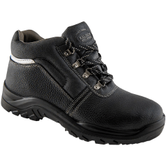 SAFETY BOOT 7 BLACK JACKAL KALIBER - STEEL TOE CAP (OIL RESIST