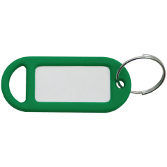 KEY TAG & RING PLASTIC BLACK - PVC KEY-RING TAG | Fowkes Bros