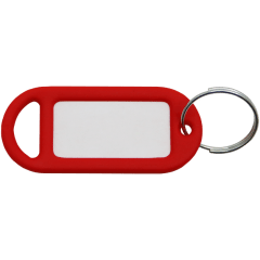 KEY TAG & RING PLASTIC ORANGE - PVC KEY-RING TAG | Fowkes Bros