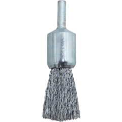 WIRE BRUSH PORT 25MM MOUNTED HAWK - 6MM SHANK - FLAT TRIM 0.30MM