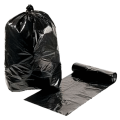 PLASTIC BAG BLACK 750X950 25MIC 100 REFUSE BAG SOLD PER PACK OF 100 Fowkes Bros
