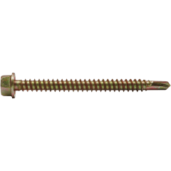 SELF DRILL SCREW STL HEX 5.5 X 75 - TEK SCREW - #12 HEX HEAD