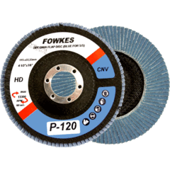 FLAP DISC ZK CNV 115MM 80G HD - ZIRCONIA - CONVEX - HIGH DENSITY
