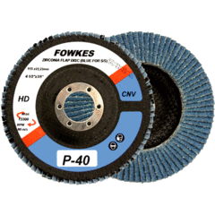 FLAP DISC ZK CNV 115MM 80G HD - ZIRCONIA - CONVEX - HIGH DENSITY