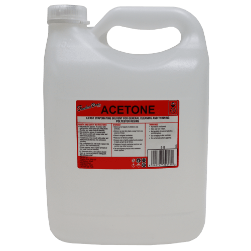 ACETONE 5 LITRE JB/TW - DWS - CLEAR CLEANING SOLVENT (FLAMMABLE