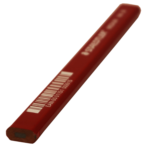CARPENTERS PENCIL MED RED STAED - 175MM LONG (MEDIUM LEAD