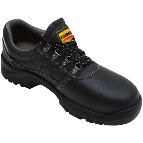 SAFETY SHOE 9 BLACK CONDOR KALIBER - STEEL TOE CAP (OIL RESIST