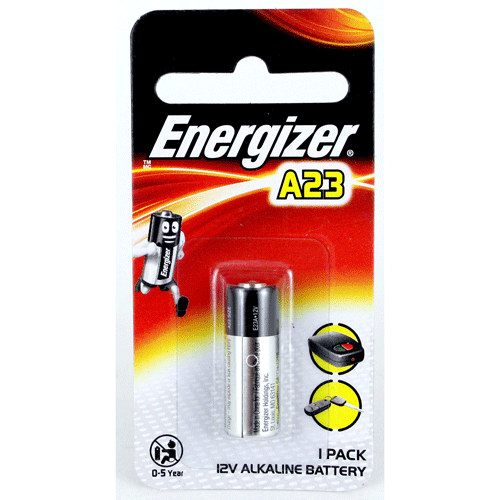BATTERY 12V-AL ENERGIZER - NON- RECHARGEABLE - A23 - SOLD LOOSE