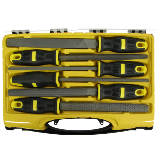 FILE SET ENGINEERS 6 PC 200MM SAKATA - 6 PIECE - HR/R/TSQ/FL/SQ/ W