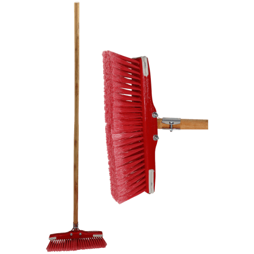 BROOM HOUSE WOOD HANDLE 300MM GB1 - SOFT BRISTLE - ASSORTED