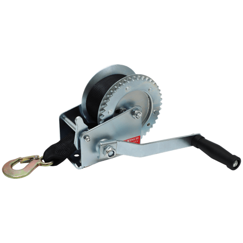 WINCH HAND 540 KG WITH STRAP - LOAD CAPACITY 1200LB | Fowkes Bros