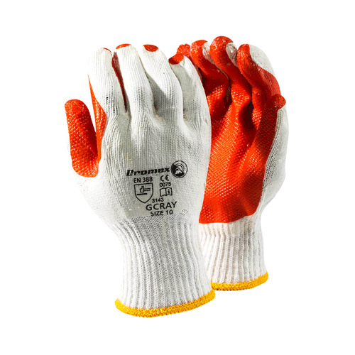 GLOVE HANDLING CRAYFISH SIZE L DRO - 7 GAUGE (RUBBER PALM