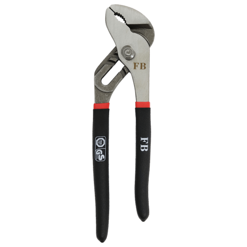 PLIER WATER PUMP 200MM FB - BLACK/ RED GRIP - C55 STEEL | Fowkes Bros