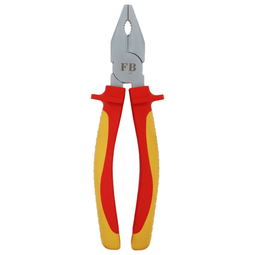 PLIER COMBINATION 180MM VDE FB - RED / YELLOW HANDLE (CR-V