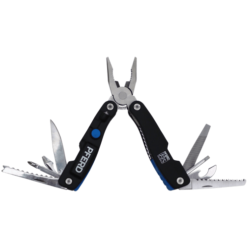 MULTITOOL 12 IN 1 WITH TORCH PFERD - S/STEEL - (RECHARGABLE WORK