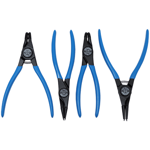 【used】BLEU CLAIR & NOIR 100ml 2本set PLIER SET CIRCLIP 4 PCS GEDORE - 180MM BLUE HANDLE | Fowkes Bros