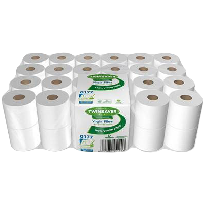 "TOILET PAPER 1PLY STANDARD  (48) - VIRGIN TISSUE - SOLD PER PACK OF 48"